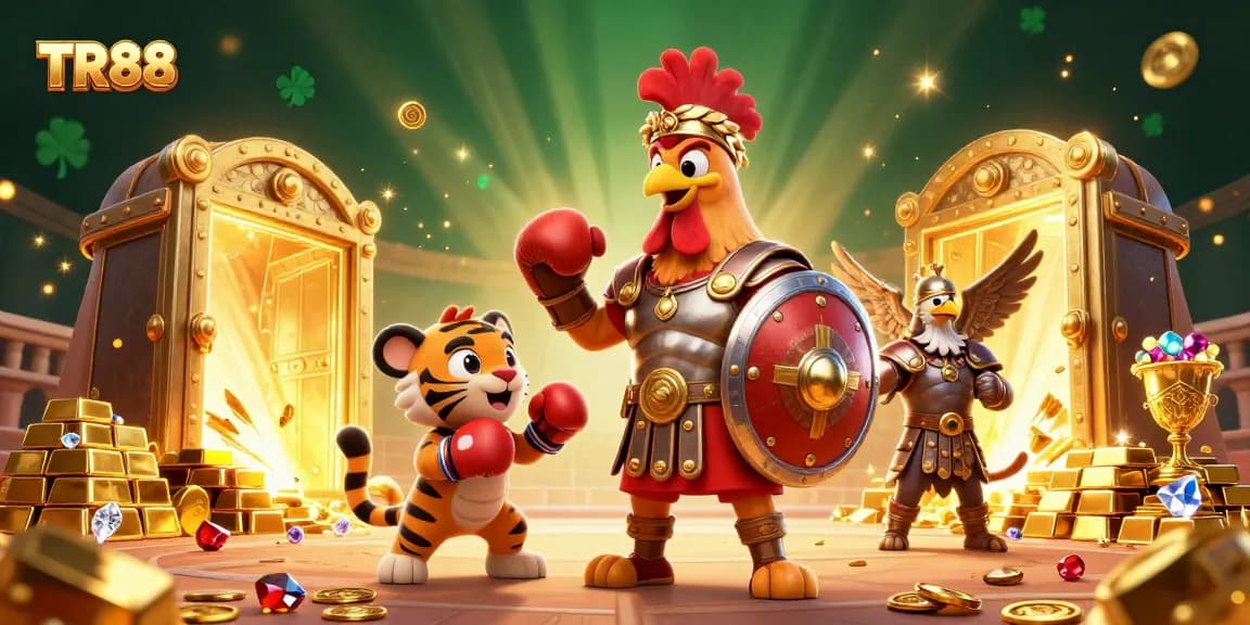 Engage in thrilling gameplay at TR88 with dynamic scenes and treasure galore.