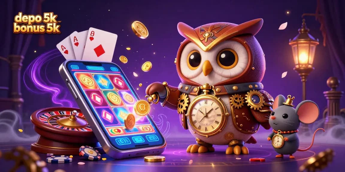 Engage with the thrilling world of depo 5k bonus 5k featuring dynamic slot game elements and vibrant visuals.
