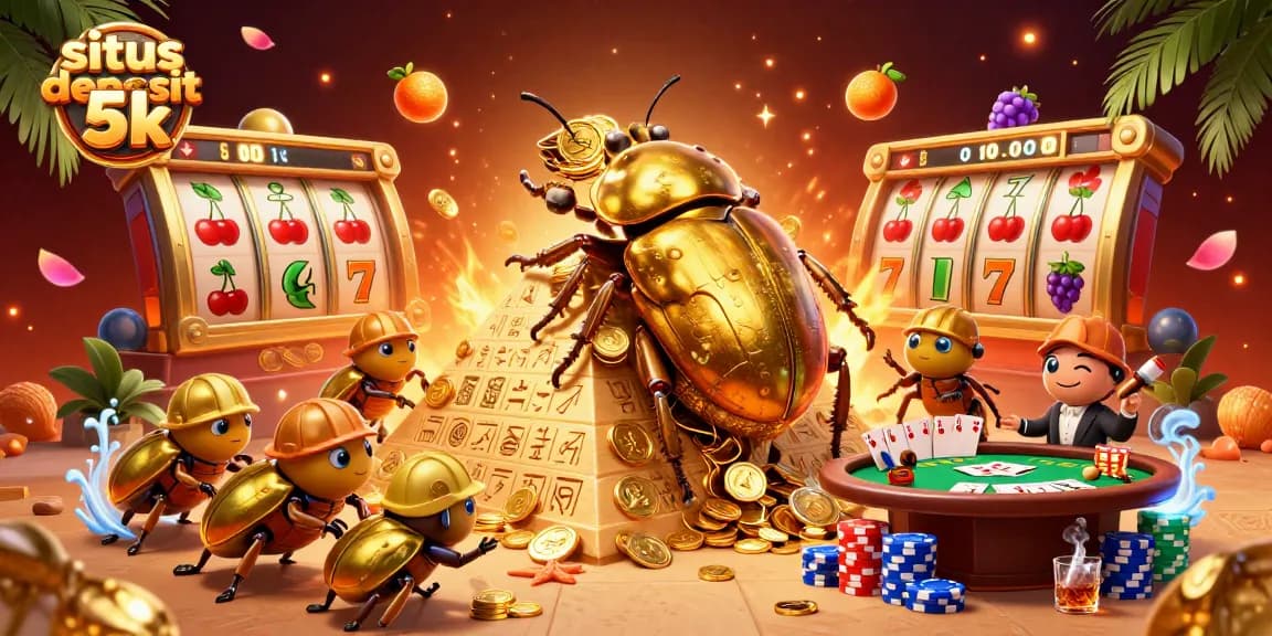 Playing slots and winning big at situs deposit 5k with vibrant fruit symbols and dynamic gameplay.