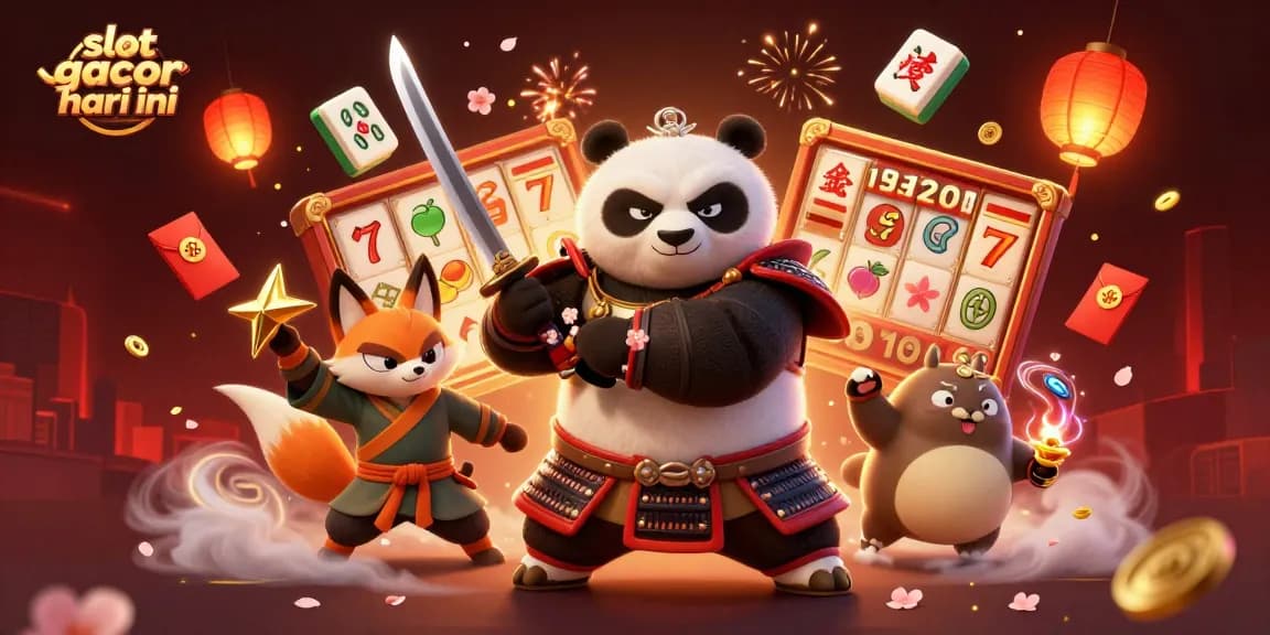 Engage with exciting slot gacor hari ini through this vibrant 3D casino illustration.