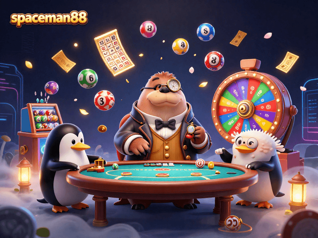Spaceman88 reveals how to win big with jackpots at a lively underwater gaming table.