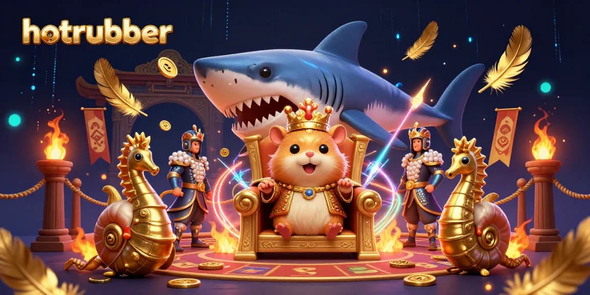 Engage with hotrubber's thrilling casino scene featuring vibrant characters and dynamic gambling elements.