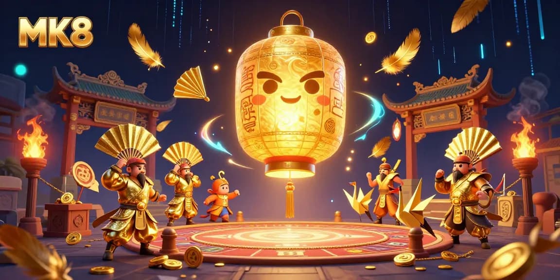 Experience the excitement of MK8 with this dynamic casino-themed illustration showcasing vibrant casino elements.