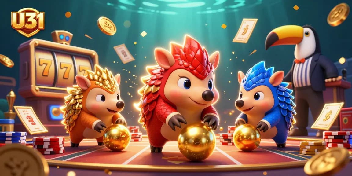 Spin your way to victories at U31 with vibrant slot reels and dynamic gaming action.