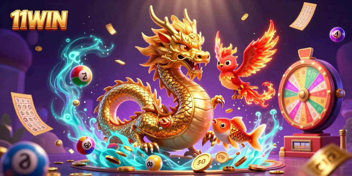 Join the excitement of 11WIN with a dynamic scene of winning chances and thrilling elements.
