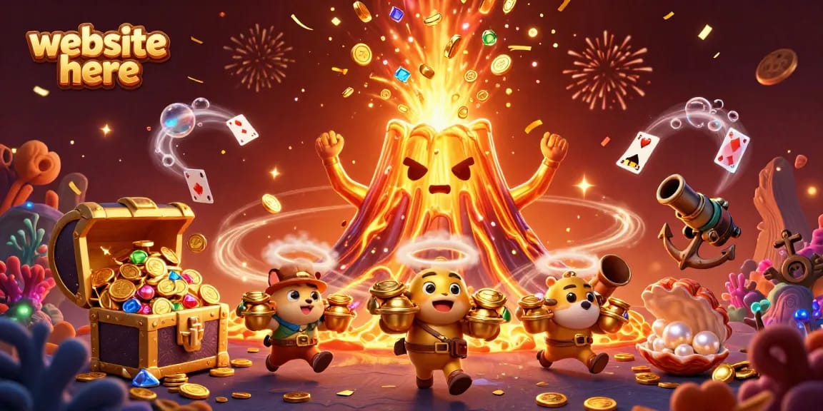 Experience the thrill of gaming at website here with a victorious golden volcano and treasure-laden escapades.