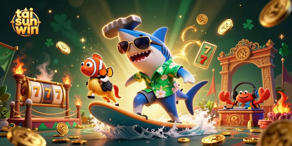 Experience thrilling gameplay with tải sun win featuring vibrant characters, dynamic slots, and lively casino elements.