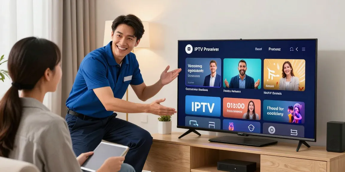 Community service by IPTV UK provider, demonstrating reliable setup assistance for local households.