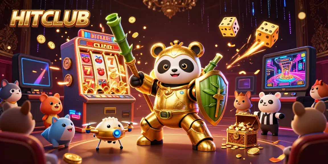 Engage in thrilling gameplay at HITCLUB with vibrant slot machines and dynamic gaming elements.