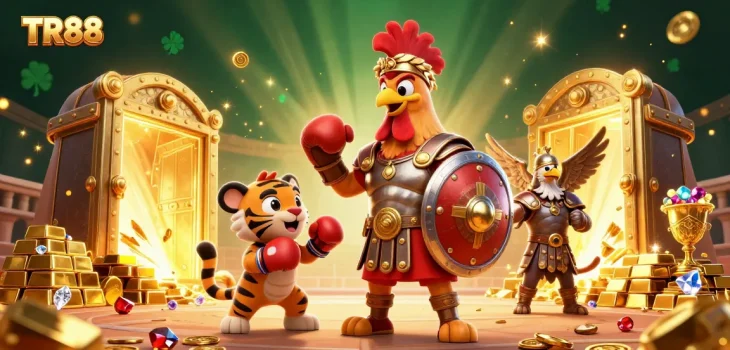 Engage in thrilling gameplay at TR88 with dynamic scenes and treasure galore.