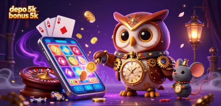 Engage with the thrilling world of depo 5k bonus 5k featuring dynamic slot game elements and vibrant visuals.