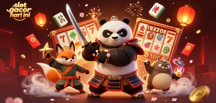 Engage with exciting slot gacor hari ini through this vibrant 3D casino illustration.