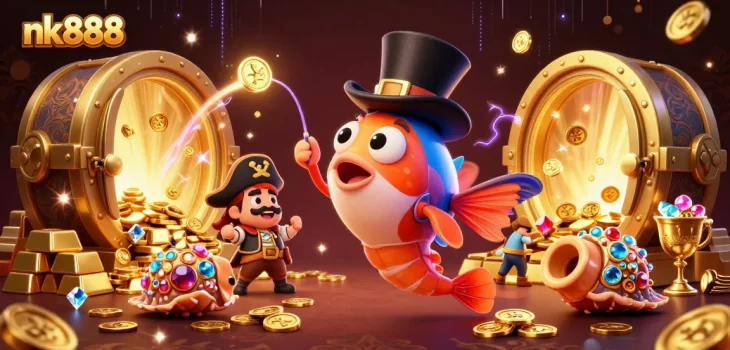Engage with nk888 and win big by enjoying vibrant deep-sea gambling adventures featuring treasure-filled characters.