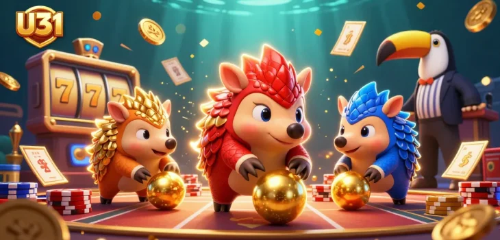 Spin your way to victories at U31 with vibrant slot reels and dynamic gaming action.