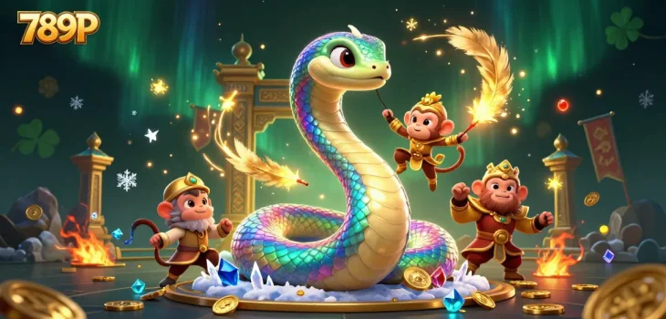 Experience thrilling entertainment at 789P casino with vibrant characters and rich game elements.