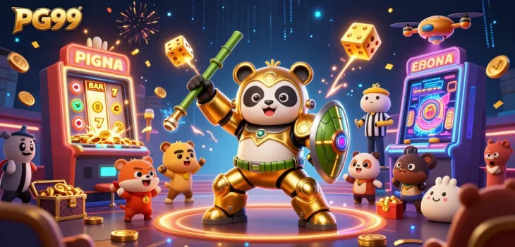 Experience thrilling gameplay at PG99 with dynamic 3D casino scenes and jackpot excitement.